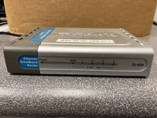 D-Link DI-604 Express Ethernet 4 Port Broadband Router Fully Functional