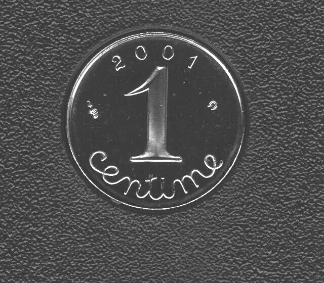1 CENTIME 2001 EPI FDC SORTIE DU COFFRET BE - Photo 1/1
