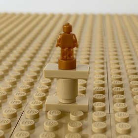 LEGO Architecture, Buckingham Palace: Pearl Gold Statuette, 90398, 21029, 2016