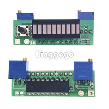 LM3914 Battery Capacity Power Level for Li-ion Battery 3.7V Blue LED Indicator