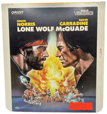 Lone Wolf McQuade CED RCA Videodisc Chuck Norris David Carradine