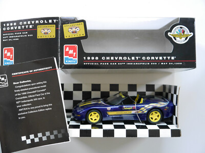 1998 Chevrolet Corvette Pace Car 82nd Indianapolis 500 Meilen, AMT/ERTL 1:24 Ovp