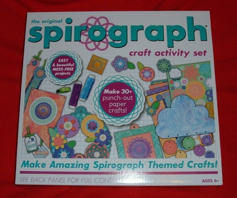 Spirograph Craft Activity Set HASBRO Toy Art STEAM Magnets Paper Punch Out NEW
