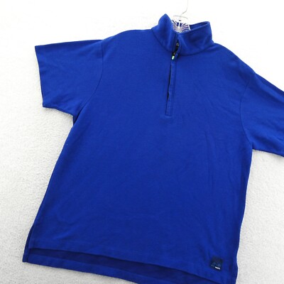 Polo Sport Ralph Lauren Sweater Mens XL Blue Short Sleeve Collared