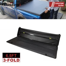 6.5FT Soft Tri-Fold  Tonneau Cover Fit For 2009-2014 Ford F150 Truck Bed