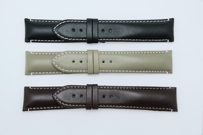 OEM CALVIN KLEIN JEANS 22mm Leather Watch Strap No Buckle