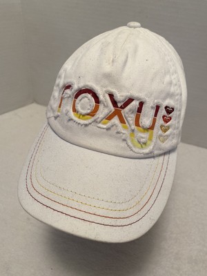 Roxy Womens Baseball Hat Cap White With 