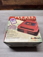 *RARE* Vintage Salton Taco Bell Tex Mex Oven grill 1999 HSN Press Mexican Omelet