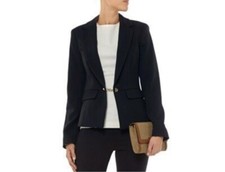 Michael Kors Jacket Navy Blue Blazer Women Size Us4 Uk8