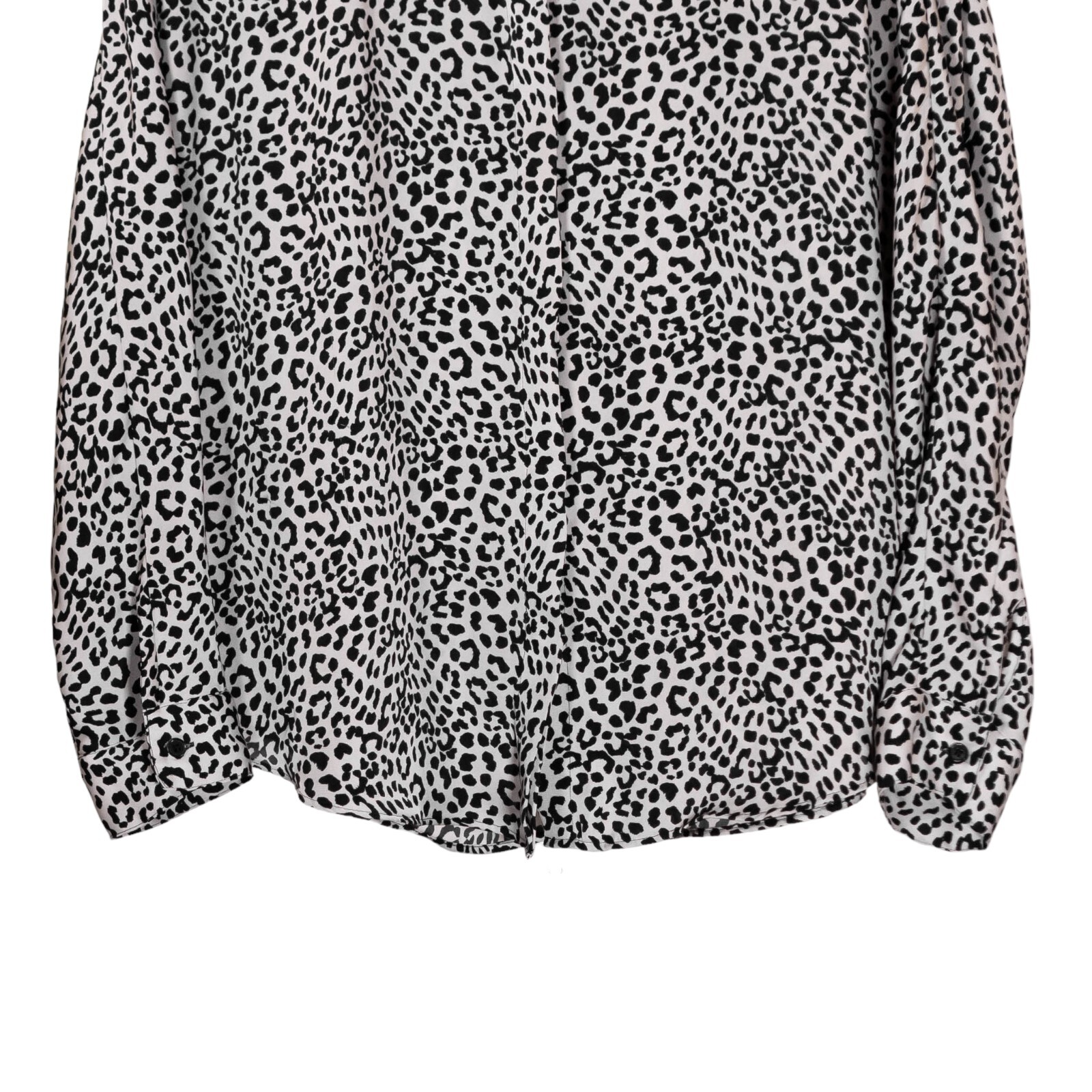 Express Womens Medium Leopard Print Button Up Blo… - image 6