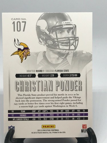 2013 Panini Prestige Football Trading Base Pick Your Cards - Picture 44 of 210