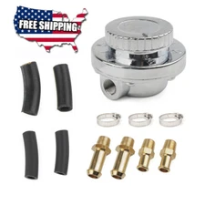 Universal 1-6 PSI Adjustable Fuel Pressure Regulator Kit For Carburetor Engine