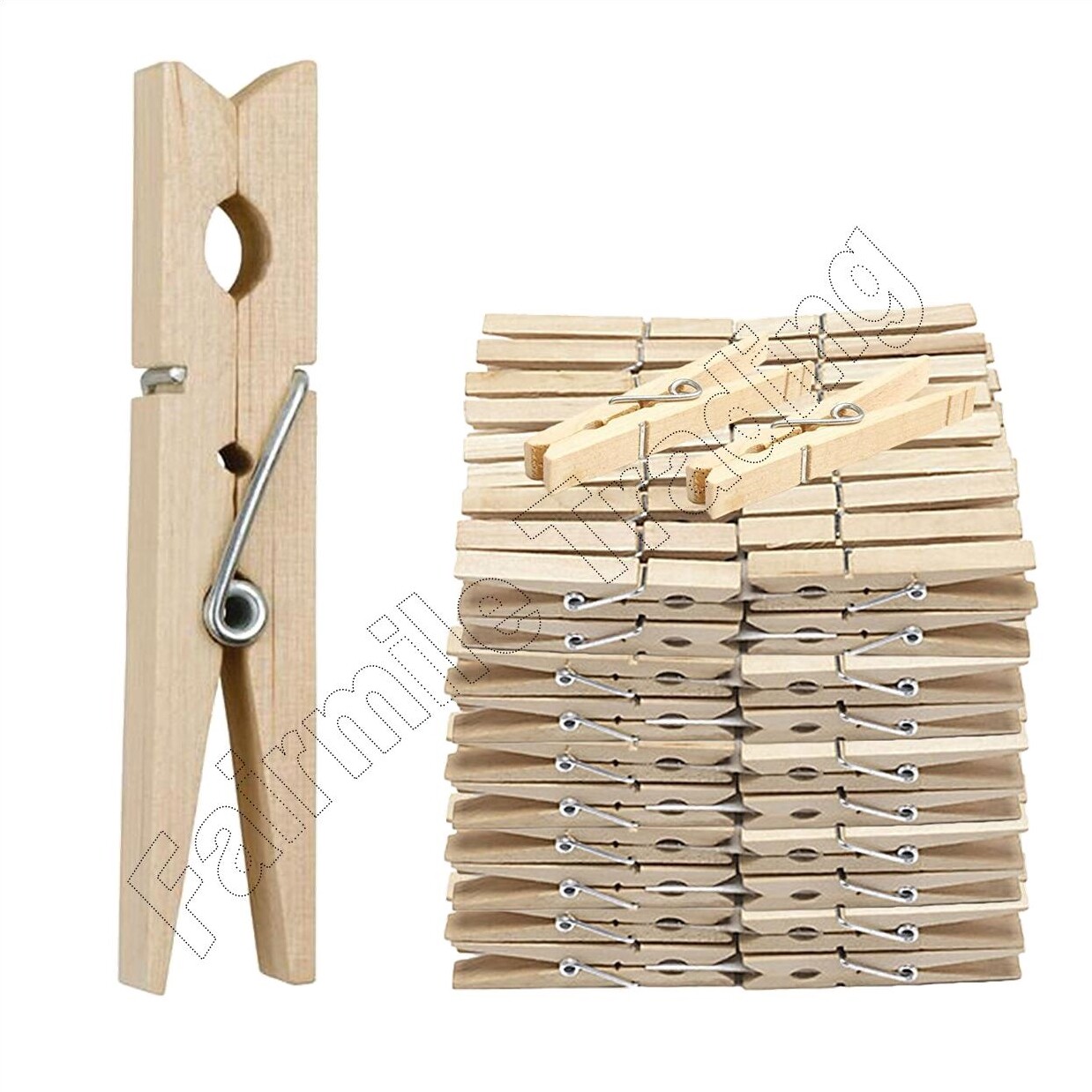 Wooden Plastic Clothes Pegs Washing Line Rotary Dryer Laundry Airer