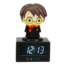 Harry Potter Icon Alarm Clock Multicolor Night Light and Snooze Feature