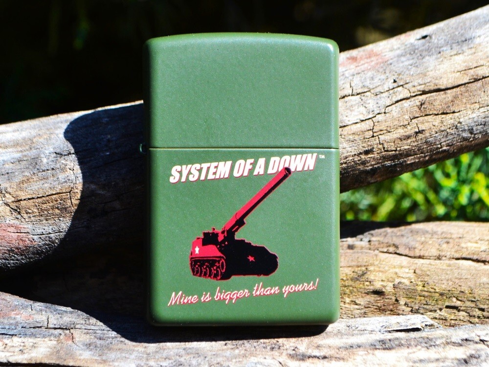 System Of A Down Zippo Lighter - Cigaro - Mezmerize - Serj System Of A Down Zippo Lighter - Cigaro - Mezmerize - Serj