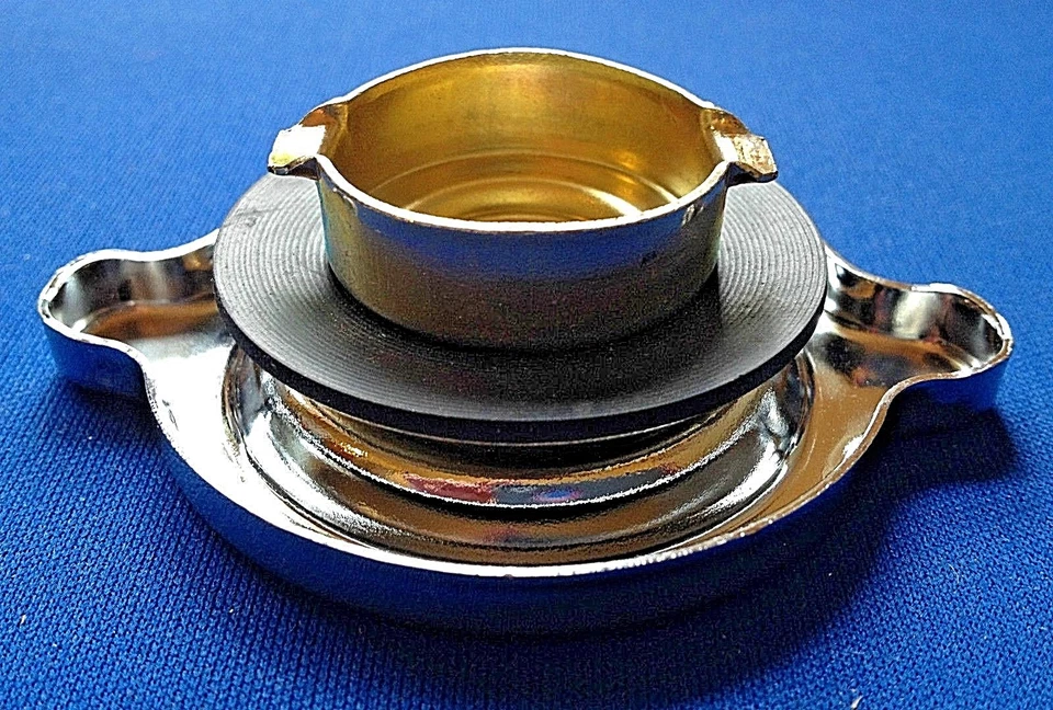 Tapa de llenado de aceite de motor cromado AC Delco Buick NOS 400 430 Gran Sport GSX etapa 1 2 Foto 2 de 4