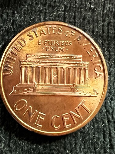 1990-p Lincoln Memorial 1C, Error Coin,DDR,Deep Red Tone, Looks New,Rare,So Nice - Picture 4 of 9