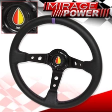 For Bmw Mercedes Benz Purple Stitches Black Steering Wheel 6 Bolts Koleshiya