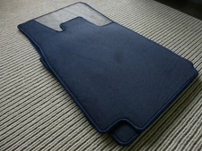 Original arm panel floor mats for Mercedes Benz W124 convertible A124 + BLUE + NEW