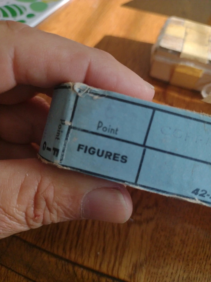 6 Point Copperplate Gothic Heavy #22 Figures Letterpress American Wood Type - Image 2 of 4