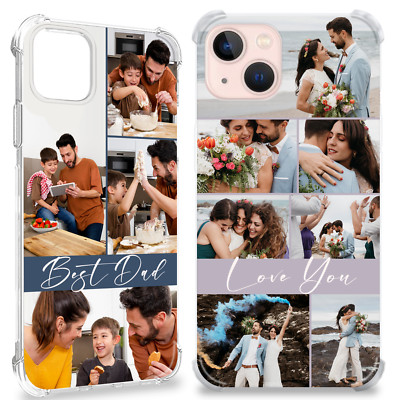 Personalisierte Handyhülle Pastell Foto Stoßfest Cover für iPhone 11 12 13 14 15