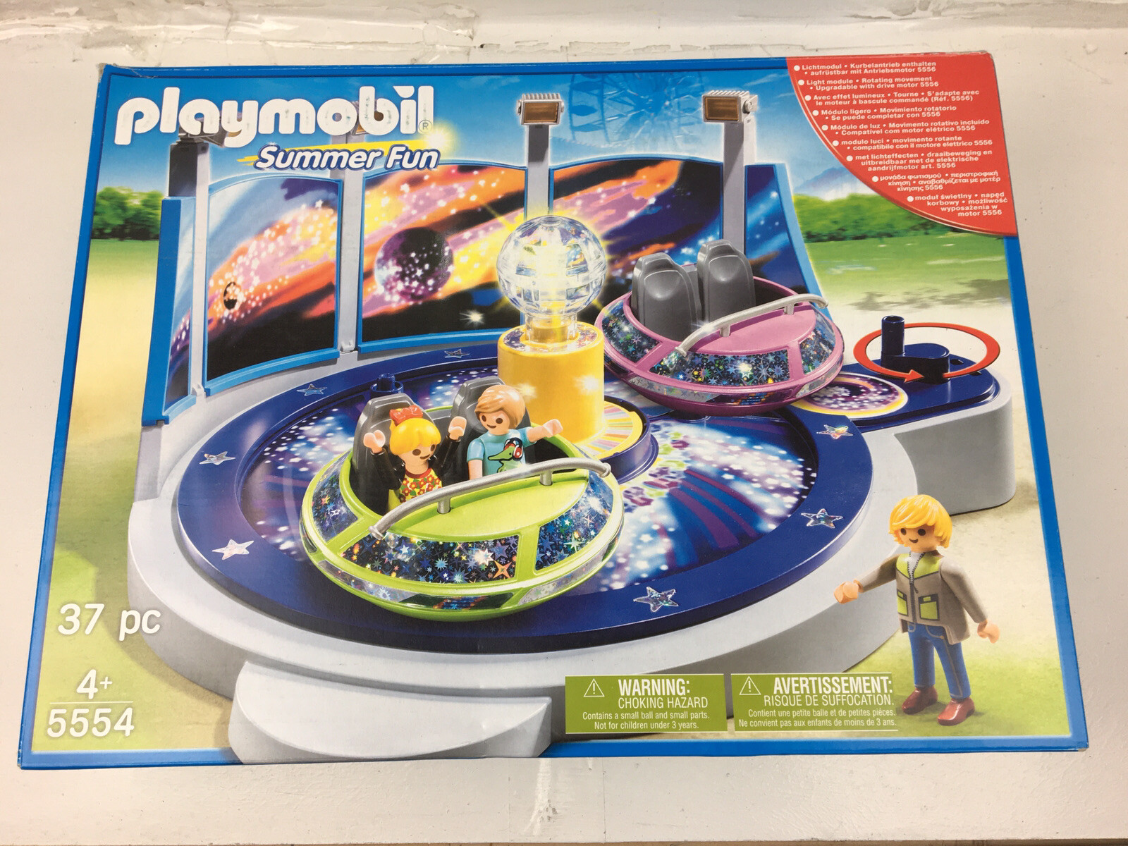 playmobil spinning spaceship ride