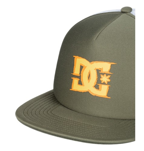DC SHOES SKATE GASOLINERA CAMIONERO GORRA SNAPBACK PARA HOMBRE LIQUEN PROFUNDO ADYHA04178 TPC0 - Imagen 4 de 4