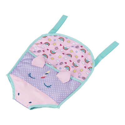 My Sweet Love 14'' Baby Doll Sling Carrier Play Adjustable NEW Toddler Unicorn