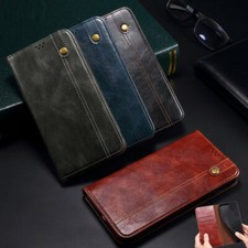 For Samsung S24 S23 A14 A52S A73 A32 5G Case Leather Wallet Card Slot Flip Cover