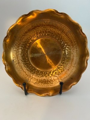 VNTG GREGORIAN COPPER BOWL HANDMADE AND MADE IN THE USA UTAH GREAT CONDITION