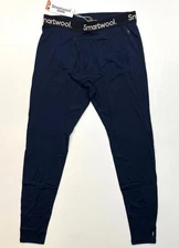 Men's SMARTWOOL Classic Thermal Merino Base Layer Bottoms DEEP NAVY