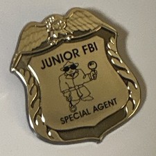 Junior FBI Special Agent Police Novelty Replica Badge for Kids