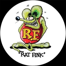 Rat Fink Garage Style NEW METAL SIGN: 12" Dia. Round