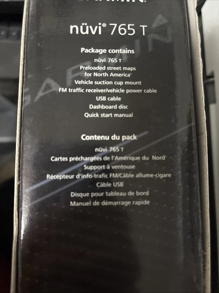 Garmin nuvi 765T GPS 2017 US CAN MEX EUR S. AMERICA AUS NZ Lifetime Traffic 8GB - Image 3 of 3