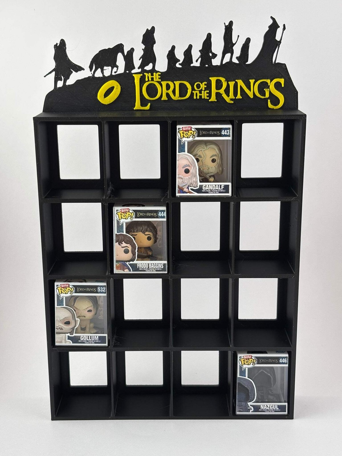 Expositor Display El señor de los anillos Lord of the rings Expositor Bitty Pop