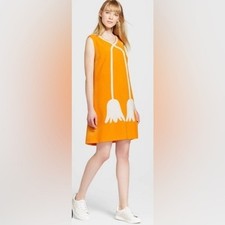 NWOT Victoria Beckham Marigold Mod Shift Dress