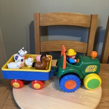 Kiddieland Farm Yard Musical Animal Sounds Tractor Working