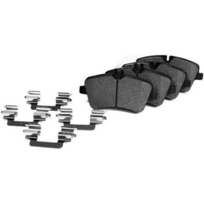 4pcs Semi Metallic Slotted Disc Brake Pads Kit for Benz AMG CLS63 SL55 SL63 SL65