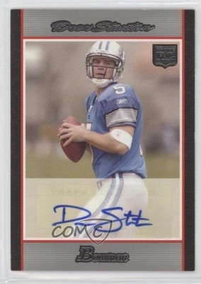 2007 Bowman Rookie 171/199 Drew Stanton #BAV-DS Auto RC n1u