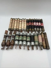 LOT OF 26 FUSES Bussmann • Gould Shawmut • Littlefuse • Fusetron • ECON - TESTED