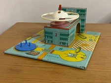 Marx Space Satellite Launcher Tin Rocket Age Toy UA-77