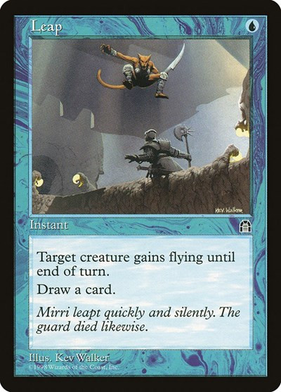 Leap    MTG  NM Stronghold