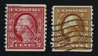 CKStamps: US Stamps Collection Scott#444 446 Washington Used