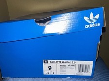 Adidas Adilette 3.0 White Sandals Men s 9 / Women s 10 EG5026 New