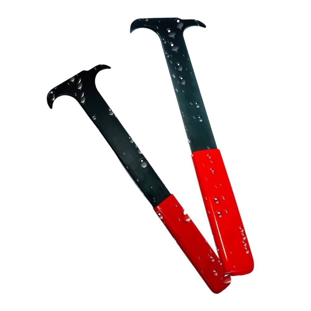 Vehicle Oil Seal Puller Tool with Dual Hooks Carbon Steel for Heavy Use