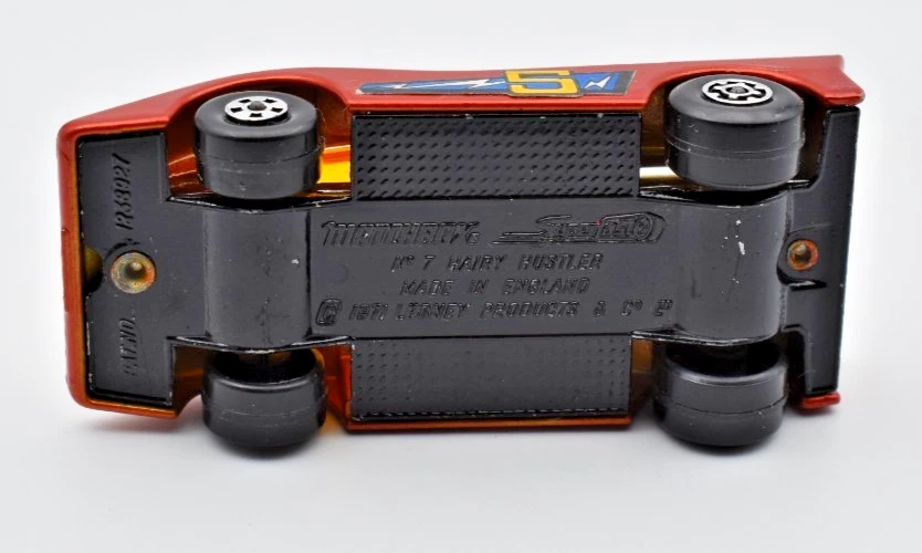 Matchbox Superfast MB7 Hairy Hustler bronze, gelbe Scheiben. Lesney England - Bild 4 von 4