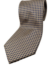JONES NEW YORK Men's Tie Brown Navy Blue Necktie NEW