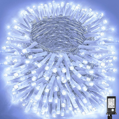 500 LED Christmas Lights Outdoor - 165FT Super Long Christmas String Lights 8 Mo