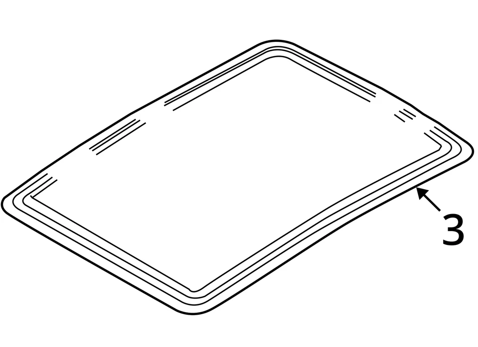 Se adapta a Saturn Astra 2008 sello parasol RF WDO 13130459 - NUEVO FABRICANTE DE EQUIPOS ORIGINALES 13130459 Foto 3 de 3