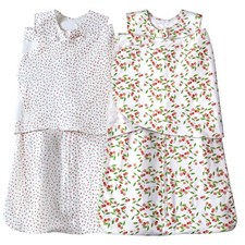 AugTwig Baby Sleep sack Swaddle,Swaddles Medium  3-6 Months  , Floret cherry